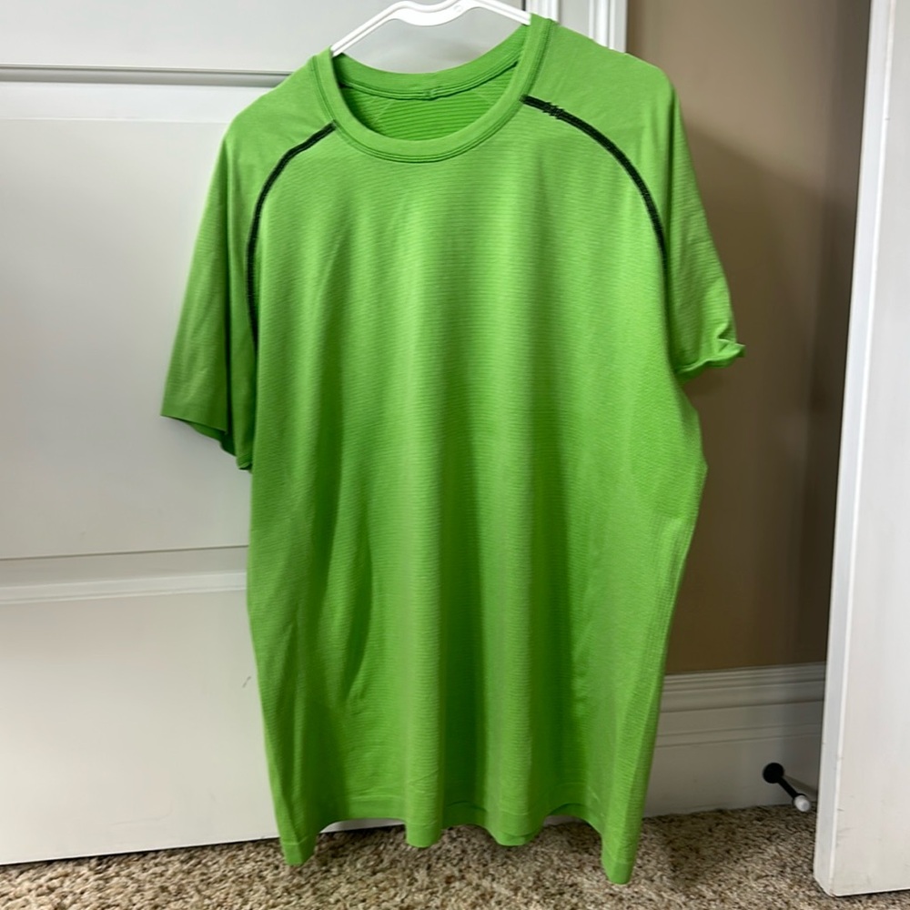 Lime green lululemon XXL tshirt